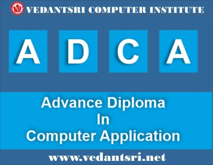 ADVANCE DIPLOMA IN COMPUTER APPLICATION